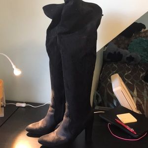 Thigh High Tied, 4 inch Boots